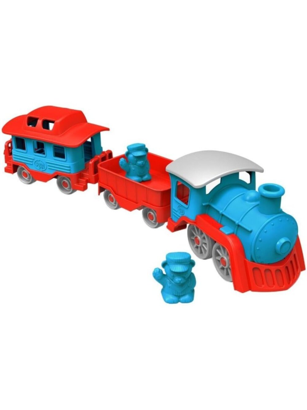 Eco-Friendly Blue Train Toy - Durable, Safe, and Fun for Kids!